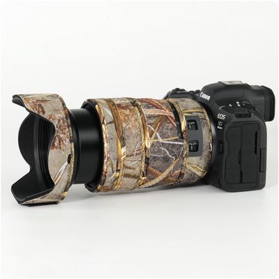 CHASING BIRDS Lens Camouflage Waterproof Coat for Nikon Z 24-70mm F2.8 S Rainproof Lens Protective Cover Version IV (Reed Camouflage, with 1.4X TC)