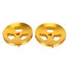 Aluminum Alloy 3 Hole Open Reel Sound Tape Empty Reel Opening Machine Part for TEAC (GOLD) view 1