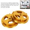 Aluminum Alloy 3 Hole Open Reel Sound Tape Empty Reel Opening Machine Part for TEAC (GOLD) view 2