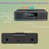 WISCENT Home Stereo System CD Player,Clear 20W RMS Sound System with FM Radio,Bluetooth,USB,MP3,AUX,Digital Dual Alarm Clock,CD-R/CD-RW/MP3/WMA Playback view 3