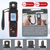 UNI-T Digital Illuminance Meter UT381A Lux Meter,0~400,000 Lux Range With180 Rotating Probe(Unibody/Split-type)Light Meter For Plants, office,laboratory illuminant test,Support Bluetooth Data storage view 2