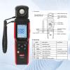 UNI-T Digital Illuminance Meter UT381A Lux Meter,0~400,000 Lux Range With180 Rotating Probe(Unibody/Split-type)Light Meter For Plants, office,laboratory illuminant test,Support Bluetooth Data storage view 3