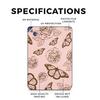 Carbon Fiber Tablet Skin Compatible with Kobo Clara 2E (2022) - Butterfly Garden - Premium 3M Vinyl Protective Wrap Decal Cover - Easy to Apply | Crafted in The USA by MightySkins view 2