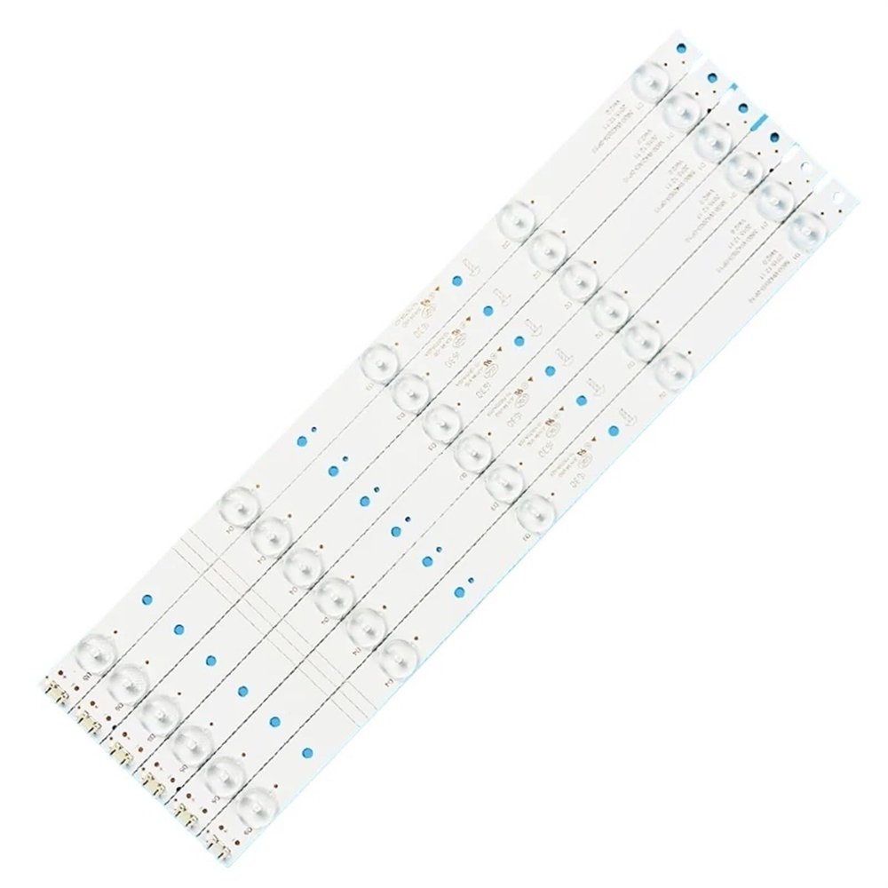 UFDIPLMY 6pcs=1set 5leds 3v 379mm Compatible with Skyworth 42" LCD TV 5800-W42003-0P10 10-10070a-02a Pioneer LED-42B700S Skyworth 42E368W RDL420FY