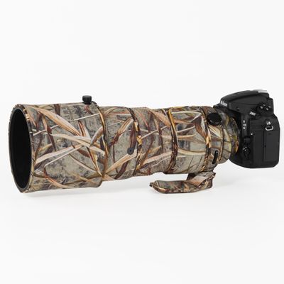 CHASING BIRDS Waterproof Lens Camouflage Coat for Nikon AF-S 300mm f/2.8G ED VR I/II Rainproof Lens Protective Cover Version IV (Reed Camouflage, with 1.7X TC (TC-17E II))