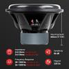 Audiopipe 12" Quad Stack Composite Cone Subwoofer (TXX-BDC-IV-12D2), Superior Performance, 2200W, 4 Magnets, BASV Voice Coil, Aluminum Basket, Multi-Connect, Non-Press Paper Cone, 2 x 2 Ohms view 4