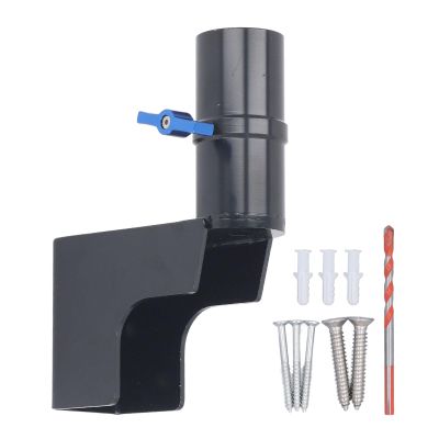 Adjustable Mounting Kit Compatible with Roof Mount- Heavy-Duty Aluminum Wall/Roof/Pole Mount, Weatherproof Design & Easy Installation, Compatible with Various Signal Towers (Black)