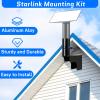 Adjustable Mounting Kit Compatible with Roof Mount- Heavy-Duty Aluminum Wall/Roof/Pole Mount, Weatherproof Design & Easy Installation, Compatible with Various Signal Towers (Black) view 2