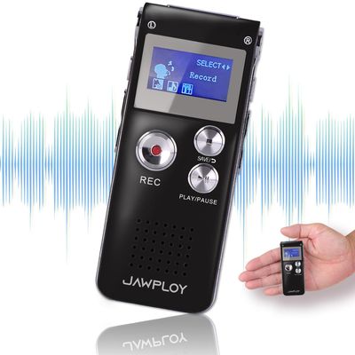 64GB Digital Voice Recorder for Lectures Meetings Voice Activated Recording Device with Playback, Portable Audio Recorder Small Tape Recorder Dictaphone, Interviews, USB, MP3, Password