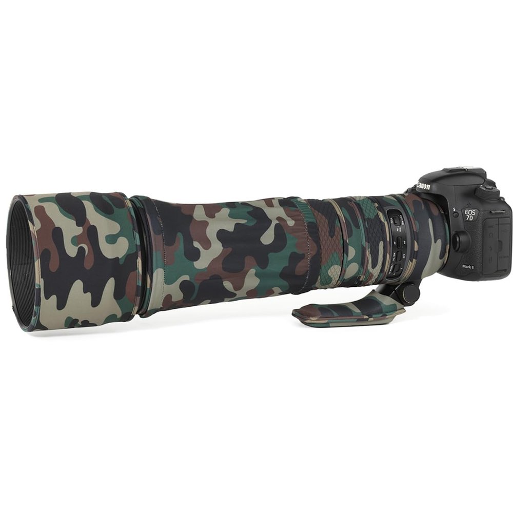 CHASING BIRDS Lens Camouflage Waterproof Coat for TAMRON SP 150-600mm F5-6.3 Di VC USD G2 A022 Rainproof Lens Protective Cover Version IV (Military Green Camouflage)