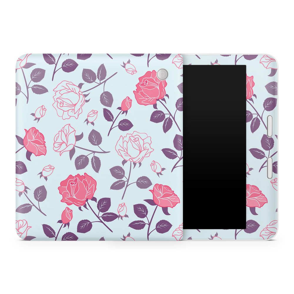Tablet Skin Compatible with Kobo Libra 2 (2023) - Vintage Floral - Premium 3M Vinyl Protective Wrap Decal Cover - Easy to Apply | Crafted in The USA by MightySkins