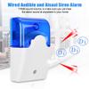 110dB Blue Strobe Siren for Home Security Alarm System, 12V, Suitable for Indoor Use view 4