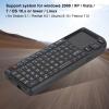 Aramox 125 Mini Keyboard with Touchpad Mouse, 69 Keys USB Keyboard, 3-in-1 Multifunctional Pocket Keyboard for PCTabletsTVXboxSmartphones, Aramoxa06stu9cog view 3