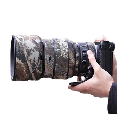 CHASING BIRDS Lens Camouflage Waterproof Coat for FUJIFILM GF 250mm F4 R LM OIS WR Rainproof Lens Protective Cover (Reed Camouflage, with 2.0X TC)