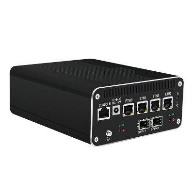 StoneStorm Micro Firewall Appliance Dual 10GB SFP+ 82599 and 4 i226-v 2.5GbE LAN Ports, Mini PC Pentium 8505 5-core, up to 4.4GHz, Mini Computer for Server Network Security/Home Soft Router (8G/128G)