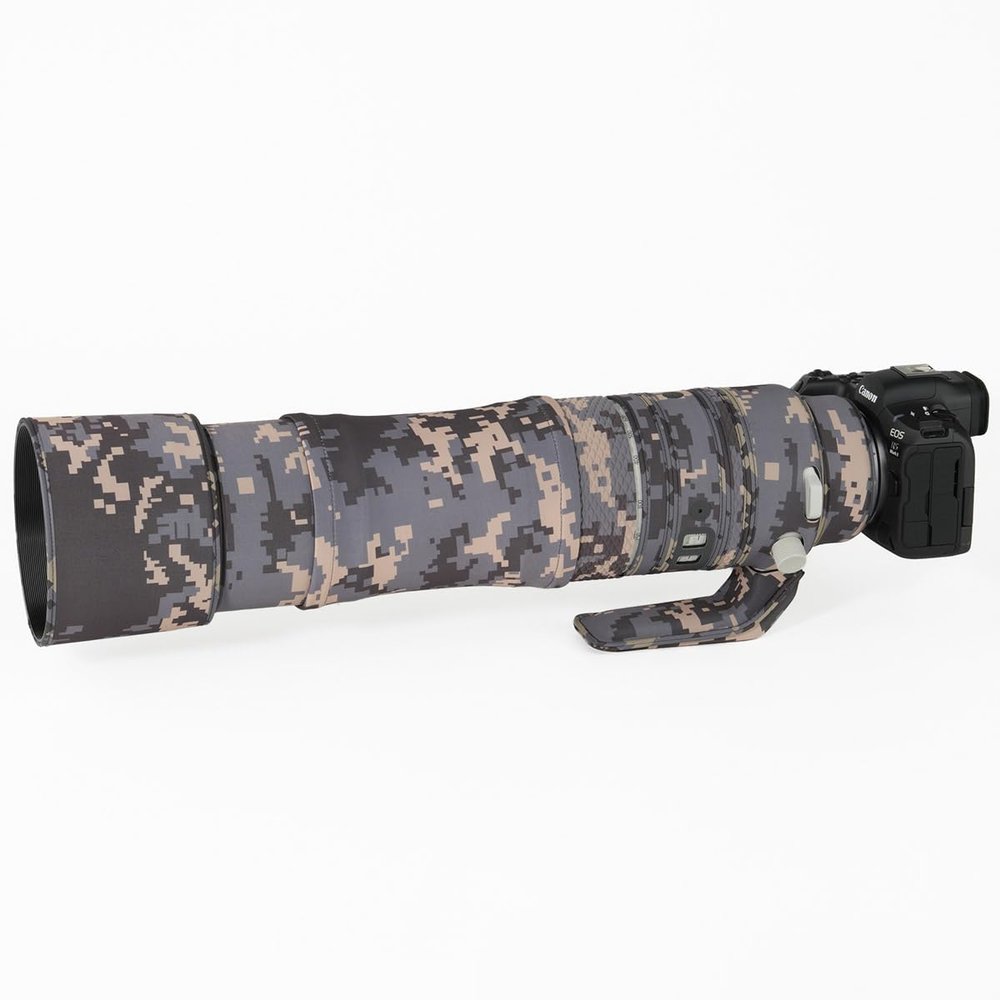 CHASING BIRDS Lens Camouflage Waterproof Coat for Canon RF 200-800mm F6.3-9 is USM Rainproof Lens Protective Cover Version IV(Digital Camouflage, with Extender RF 1.4X & 2X)