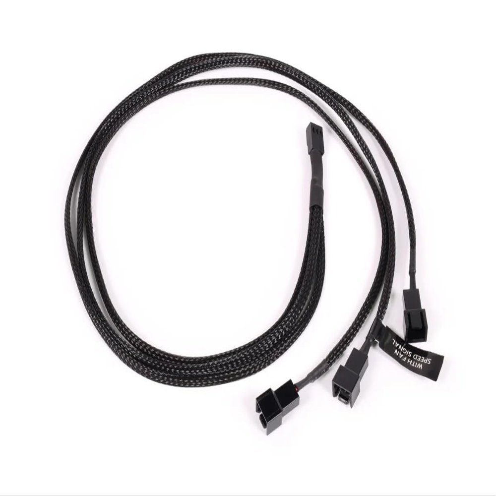 Alphacool Y-Splitter 3-Pin to 3X 3-Pin Cable - 60cm (18692)