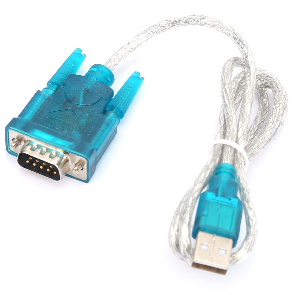 Fafeicy 2Pcs USB to RS232 Serial Port 9 Pin Serial Cable, Single chip 340 Crystal 12M USB Port to Serial Port Communication