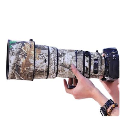 CHASING BIRDS Lens Camouflage Waterproof Coat for Nikon AF-S 200-400mm F4 G II ED VR Rainproof Lens Protective Cover (Yellow Tree Camouflage, with 2.0X TC (TC-20E III))