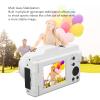 1080P 16MP 2.4 Inch Digital Camera, Portable Small USB Vlogging Camera with 16x Digital Zoom, 32G SD Card, Beginner Camera for outings, Friends Gatherings, Individual Selfies etc view 4