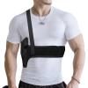 Quick Draw Shoulder Holster - Belly Band Holster for Everyday Comfortable Concealed Carry for Small, Compact and Other Similar Gear, Left Handed, Black 45" view 1