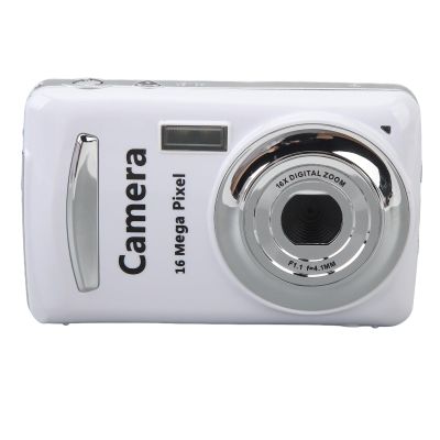 16MP Digital Camera, 16x Zoom, 1080P HD Video Recording, Multiaxis Stabilization, Versatile Applications for Outdoor Travel and Social Gatherings (White)