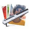 Portable Scanner for A4 Documents, Photos, Pictures, Receipts, 8.27 Inches, 900 DPI, Handheld, Large Storage Capacity and Easy to Use (Silver) view 1