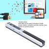 Portable Scanner for A4 Documents, Photos, Pictures, Receipts, 8.27 Inches, 900 DPI, Handheld, Large Storage Capacity and Easy to Use (Silver) view 3