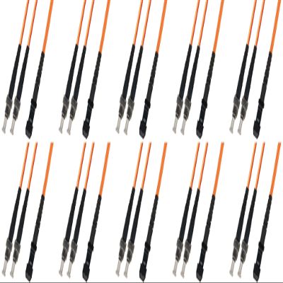 Ultra Spec Cables 1M Multimode Duplex Fiber Optic Cable (50/125) - ST to MTRJ (10 Pack)