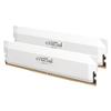 Crucial Pro 32GB DDR5 RAM Kit (2x16GB), CL36 6000MHz, Overclocking Desktop Gaming Memory, Intel XMP 3.0 & AMD Expo Compatible, White - CP2K16G60C36U5W view 1
