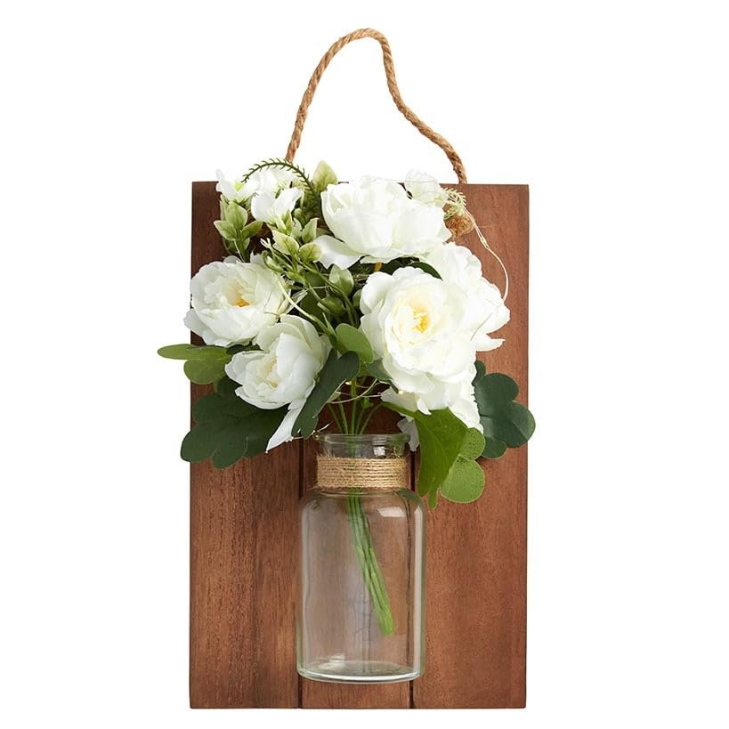 The Lakeside Collection Floral Wall Sconces - White Flowers, 2139371