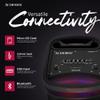 Audiobox ABX-2010R Dual 10" Party Bluetooth Speaker - Portable Karaoke Machine with Bluetooth, USB, TF Card, FM Radio, and Wired Microphone - Ideal for Parties and Events view 3