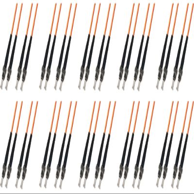 Ultra Spec Cables 3M Multimode Duplex Fiber Optic Cable (50/125) - ST to ST (10 Pack)