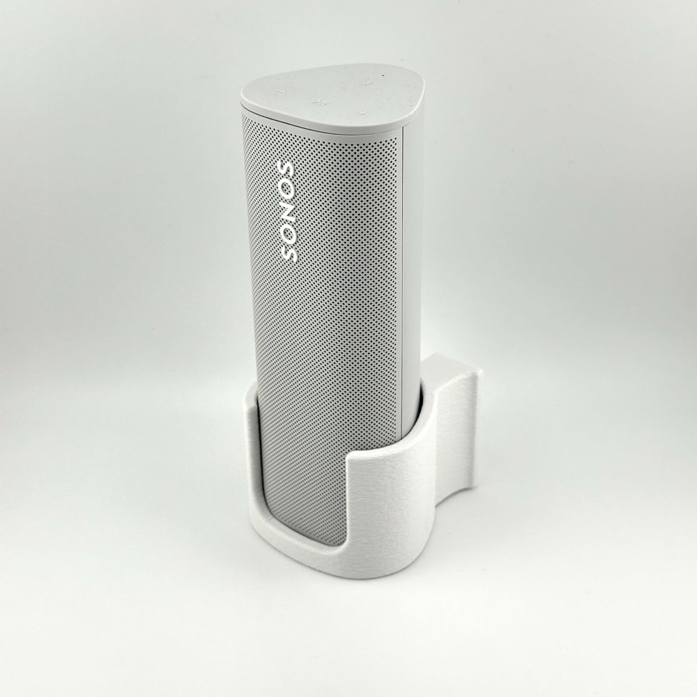 DirectNine Basics Speaker Wall Mount for Sonos Roam, Roam Mount - Space Saving Mount for Sonos Roam, Roam Wall Mount Bracket Easy to Install Mounting Bracket, White