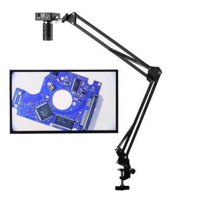 JOEBO Microscope Kit 48MP 2K 1080P Video Microscope Camera Microscope Lens Adapters (Color : 6-60mm Lens - 38cm)