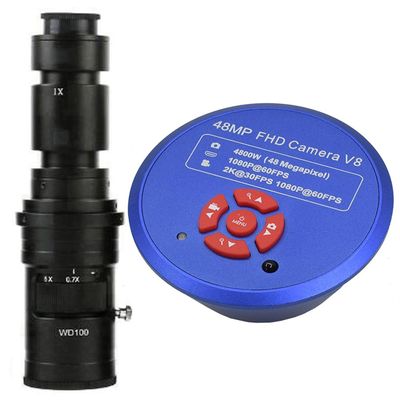 1080P HDMI USB High Definition Microscope Camera Digital Microscope & 500X C-Mount Lens