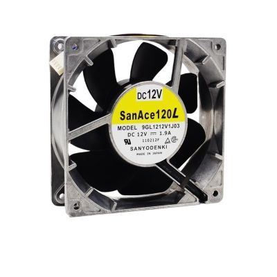 1pcs 12038 12V 1.9A 9GL1212V1J03 120 * 120 * 38MM 120MM Aluminum High Temperature Waterproof Motorcycle Modified Violent Cooling Fan