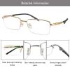 LAMBBAA Accessories Glasses Titanium Frame Glasses Classic Computer Flexible Anti Eyestrain For Men Women view 2