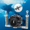 AQUANIC Underwater Camera Tray Handheld Stabilizer Tray Bracket for Camera Housing, Handle Aluminum Diving Grip for Gopro Divevolk, TG-5/6, RX100 V and Other Action Camera (Grey) view 3