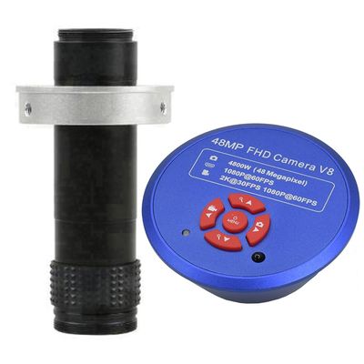 1080P HDMI USB High Definition Microscope Camera Digital Microscope & 120X C-Mount Lens