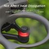 Hesupy Motor Protective Cover Cap for DJI Avata 2, Aluminum Alloy Motor Protection Case, Dust-Proof Waterproof Motor Protector for Avata 2 Drone (Black) view 4