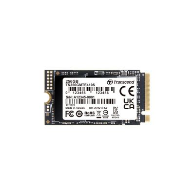 Transcend MTE410 256GB M.2 2242 SSD Up to 3300MB/s PCIe Gen4x4 NVMe 3D TLC for Ultra-Thin Laptops/Lenovo Legion Go&Yoga Gen 6/ASUS ExpertBook&ZenBook/Mini PC/DRAM-Less Design for Low Power Consumption