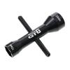 Minxid CNC Aluminum 17mm / 23mm RC Car Wheel hub Hex Screwdriver Wrench Spanner Prop Hexagon Socket Repair Multi-Tool (Black) view 1