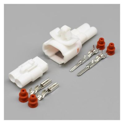 ROBAUN 1/5/10/20Set Kit MT090 Male Female Car Connector Plug 2 Pin Waterproof Electronic Automotic Connector with Pins DJ7022-2.2-11 21 (Color : Male Female Set, Size : 20sets)