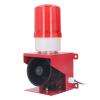 DirectNine Basics Industrial Siren Alarm Outdoor 115dB Sound Light Horn, Waterproof Emergency Strobe Warning Light with Big Strength, Outdoor Siren Horn Alarm Warning Light, Emergency Flashing, DC24V view 1