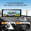 10.26 inch RV Backup Cameras Wireless with Touch Monitor Stable Digital Signal Back Up Camera System, Dual Rear View Camera Super Night Vision Portable for Car Auto Truck Bus Camper Trailer view 2