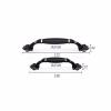 LEIXIUSM Retro Cabinet Door Black Wardrobe Drawer Door Handle Zinc Alloy Cupboard Single Hole Knob Handles 1Pcs (Color : 136mm Black) view 4