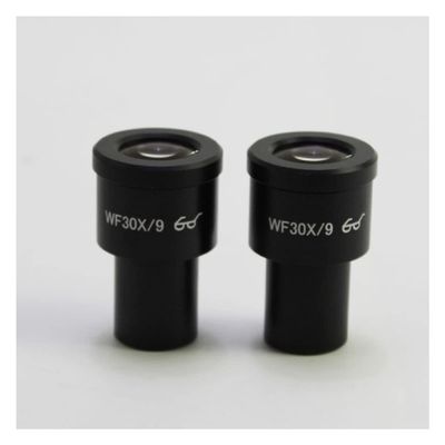 Joebo Microscope Kit WF 30X 10mm Optical Wide Angle Biological Microscope Eyepiece Mounting Size 23.2mm Microscope Lens Adapters (Size : 2PCS)