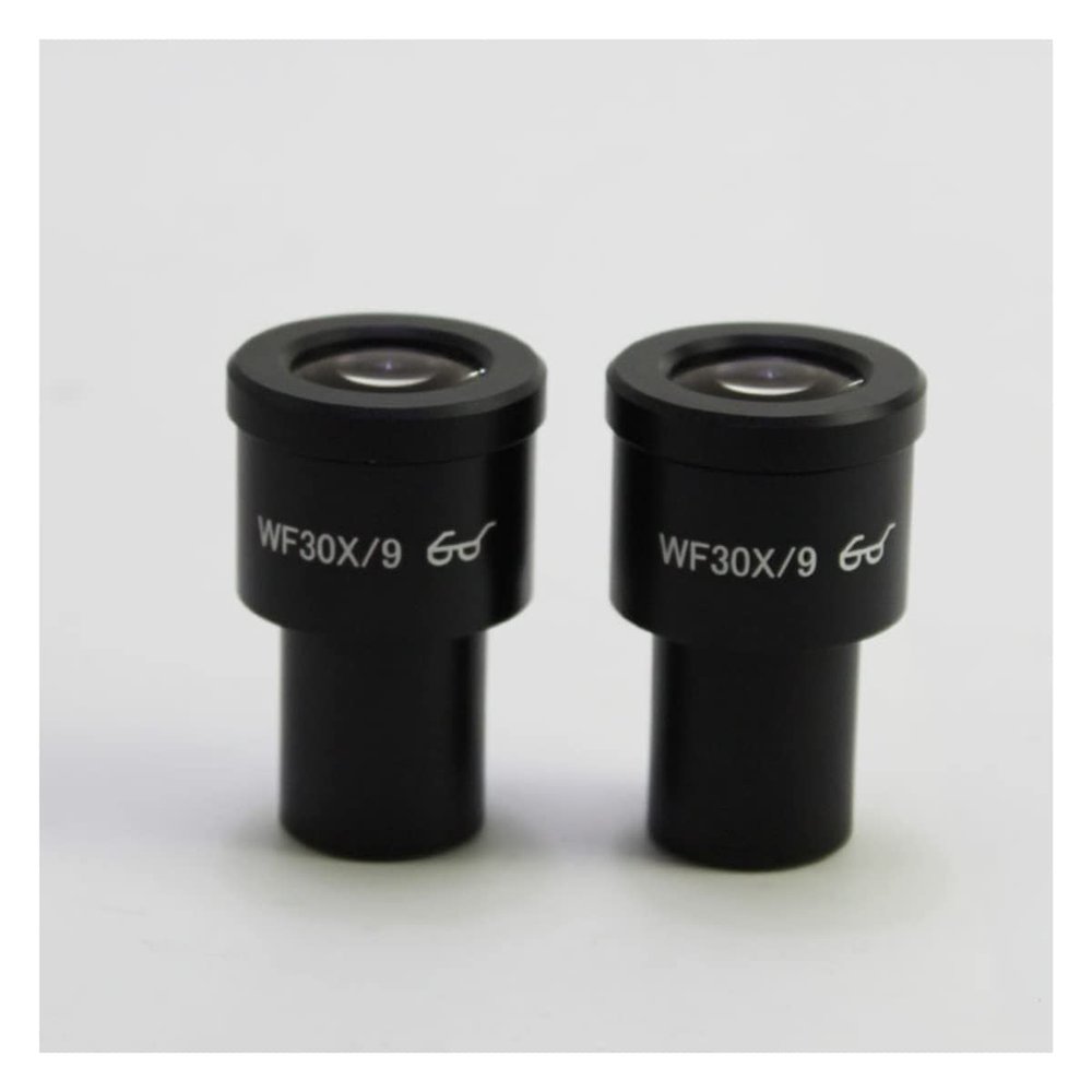 Joebo Microscope Kit WF 30X 10mm Optical Wide Angle Biological Microscope Eyepiece Mounting Size 23.2mm Microscope Lens Adapters (Size : 2PCS)