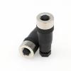 M12 8-pin Female Connector, IP67 Waterproof A-Code Industrial Circular Adapter for Sensor & Automation, Field Wireable Screw Termination Unshielded Straight Connector, 4 Pcs view 2